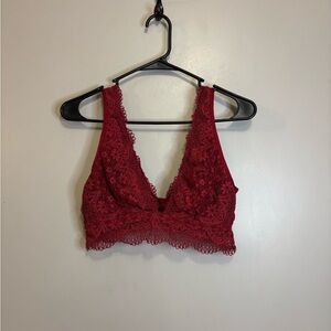 Victoria's Secret Burgundy Lace Bralette
